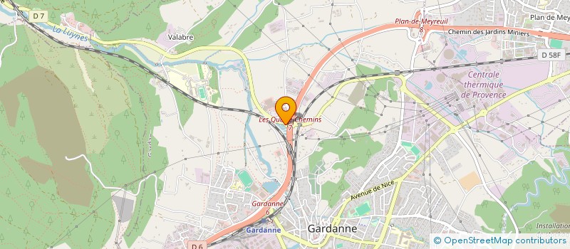 localisation de l'entreprise DJAMEL à GARDANNE