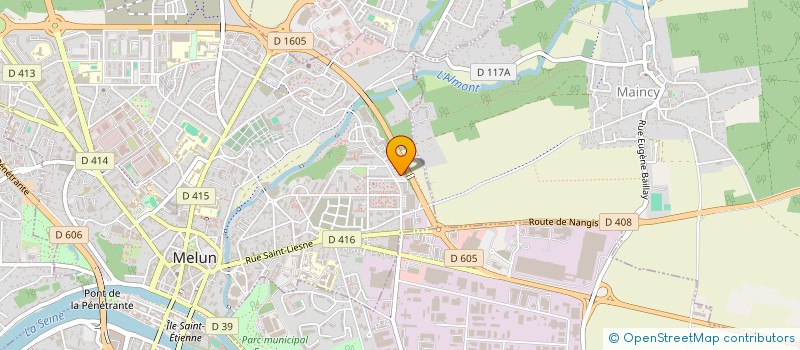 localisation de l'entreprise DJAMILA à MELUN