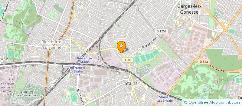localisation de l'entreprise DJAMILA ICHEBOUDENE-KEMMACHE, ET CHARLOTTE HADOUX NOTAIRES ASSOCIES. à STAINS