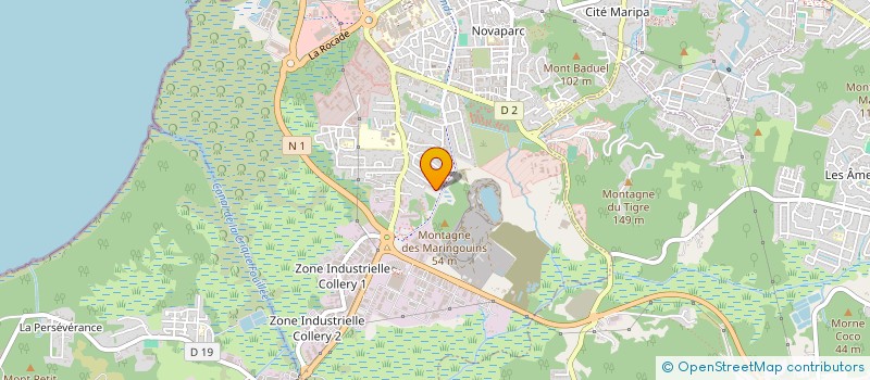 localisation de l'entreprise DJAMILIA  CAYENNE