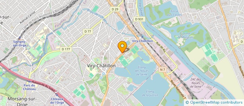 localisation de l'entreprise DJAMIPUB à VIRY-CHATILLON
