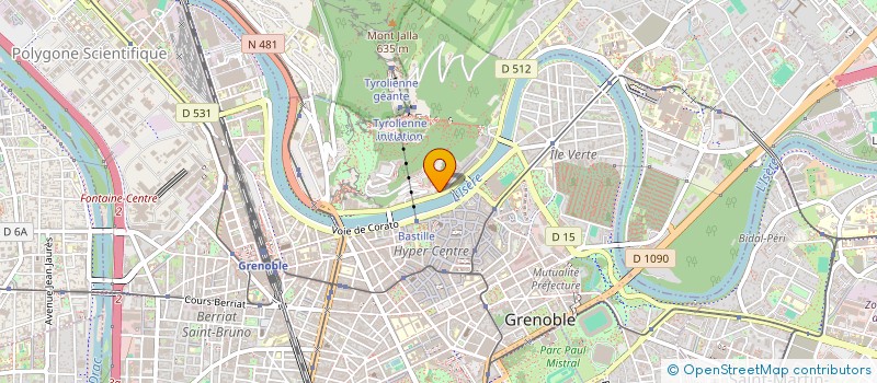 localisation de l'entreprise DJAMME DJI  GRENOBLE