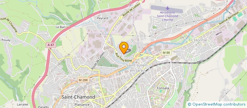 localisation de l'entreprise DJAMON'S  SAINT-CHAMOND