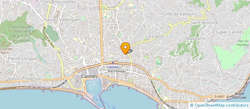 localisation de l'entreprise DJAMSA à CANNES