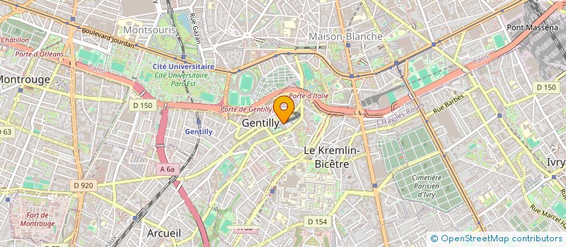 localisation de l'entreprise DJANA'S ROLLER CLUB à GENTILLY