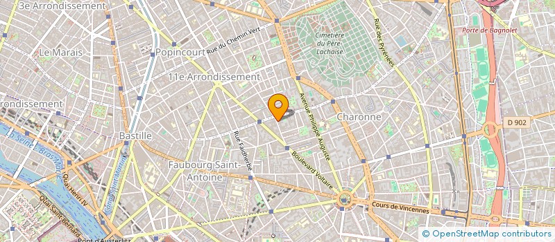 localisation de l'entreprise DJANAE à PARIS
