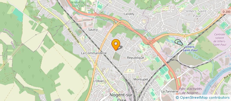 localisation de l'entreprise DJANELIS FORMATION  NOGENT-SUR-OISE