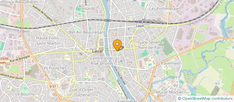 localisation de l'entreprise DJANGO à LAVAL
