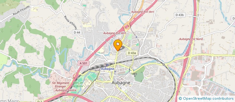 localisation de l'entreprise DJANGO à AUBAGNE