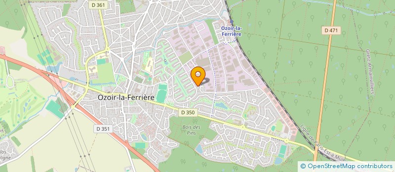 localisation de l'entreprise DJANGO  OZOIR-LA-FERRIERE