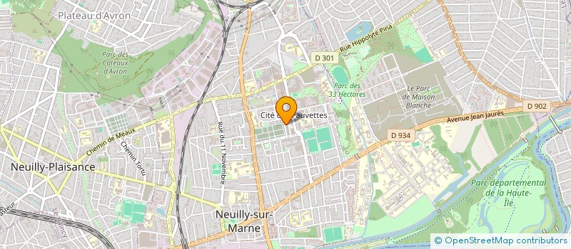 localisation de l'entreprise DJANGO MEDIA HOUSE à NEUILLY-SUR-MARNE