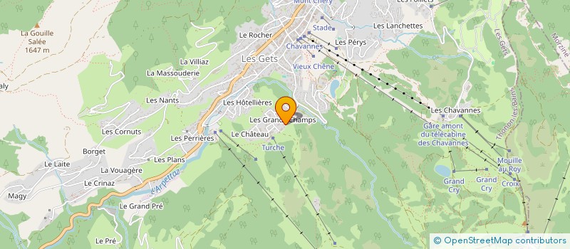 localisation de l'entreprise DJANGO PROPERTY  LES GETS