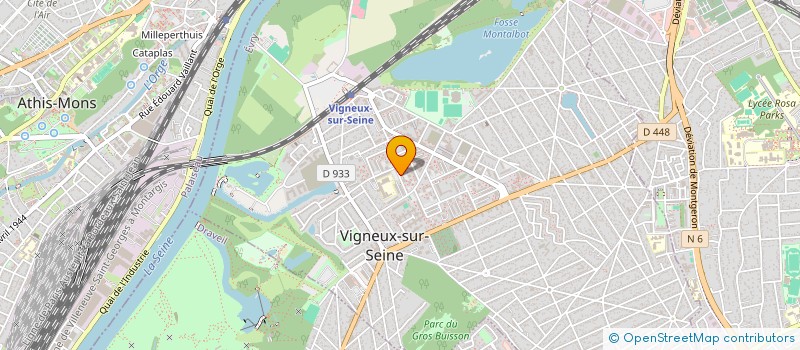 localisation de l'entreprise DJANNA à VIGNEUX-SUR-SEINE