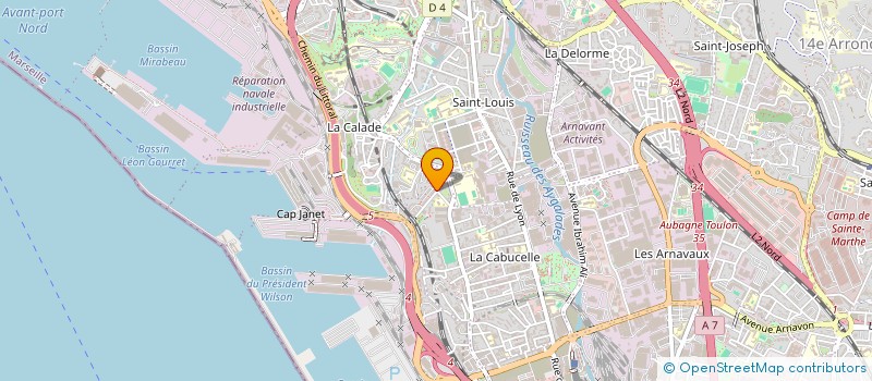 localisation de l'entreprise DJANO DEPANNAGES à MARSEILLE