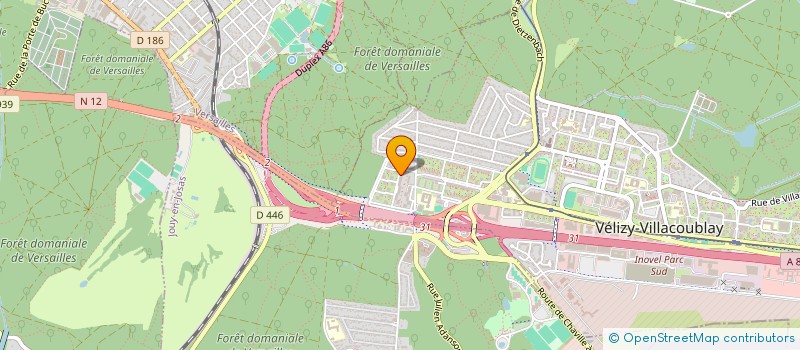 localisation de l'entreprise DJANY CLEAN SERVICES à VELIZY-VILLACOUBLAY