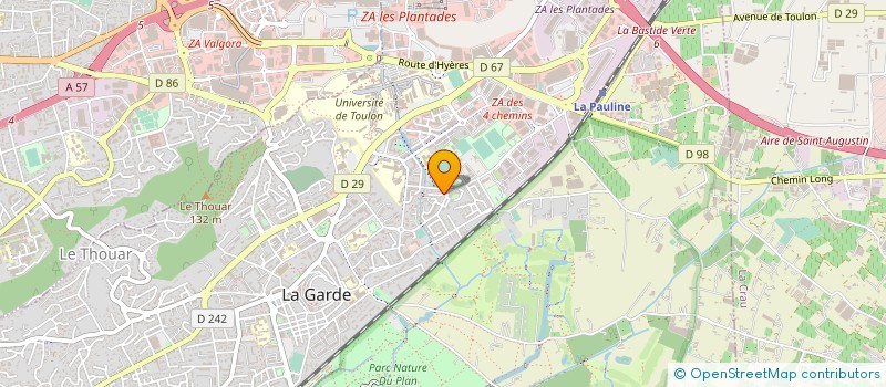 localisation de l'entreprise DJAOU ET EL ATTAR à LA GARDE