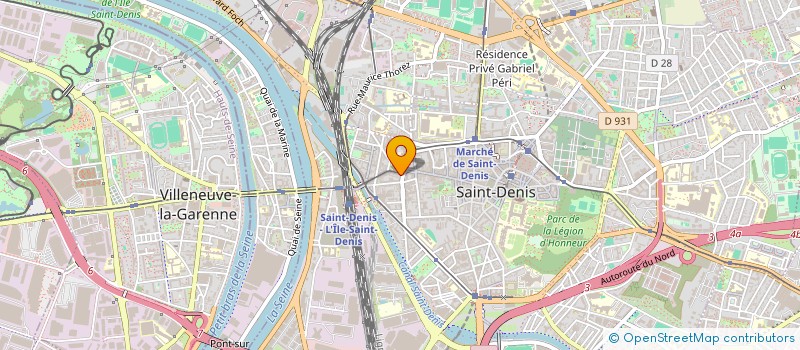localisation de l'entreprise DJAOUD ET ALILICHE à SAINT-DENIS