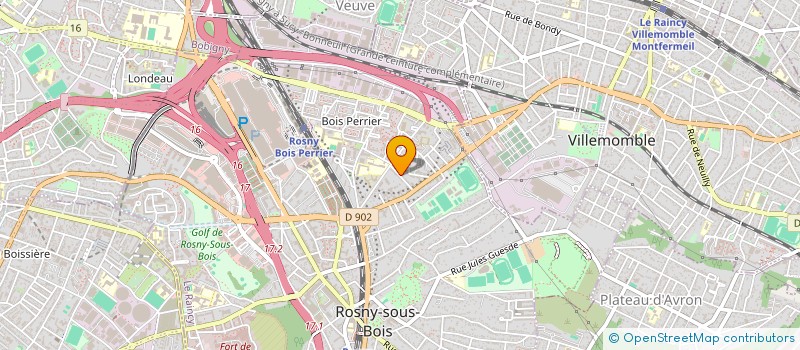 localisation de l'entreprise DJASON à ROSNY-SOUS-BOIS