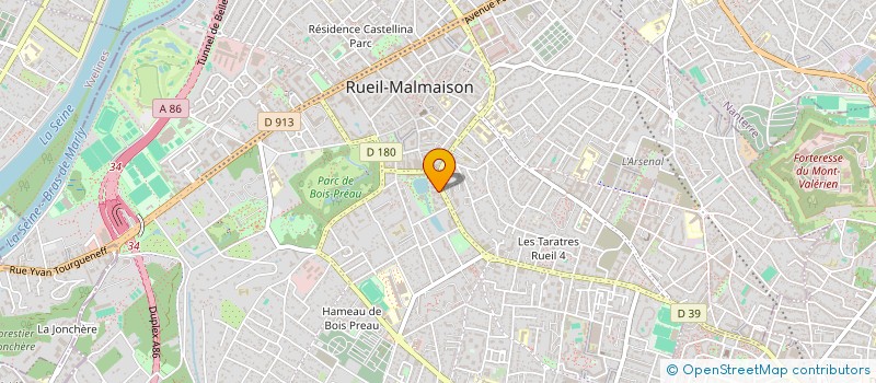 localisation de l'entreprise DJASS TRANSPORT à RUEIL-MALMAISON