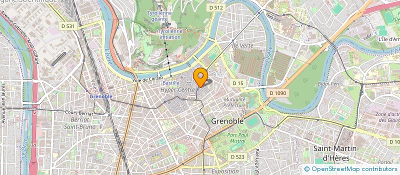 localisation de l'entreprise DJAVER RESTAURATION  GRENOBLE