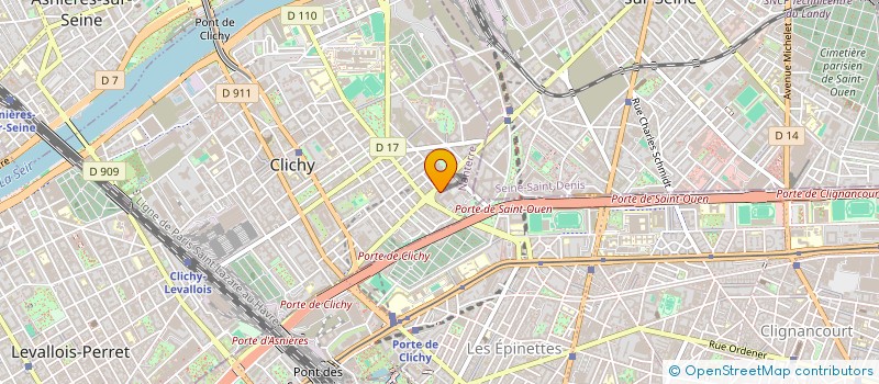 localisation de l'entreprise DJAY à SAINT-OUEN-SUR-SEINE