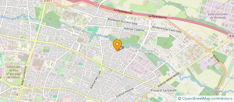 localisation de l'entreprise DJAY'INVEST à PAU
