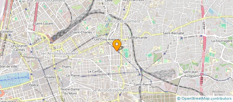 localisation de l'entreprise DJAZ 51  MARSEILLE 4EME