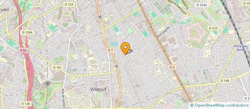 localisation de l'entreprise DJAZ à VILLEJUIF