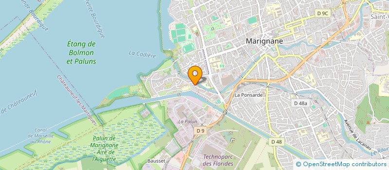 localisation de l'entreprise DJAZAIR FRET à MARIGNANE