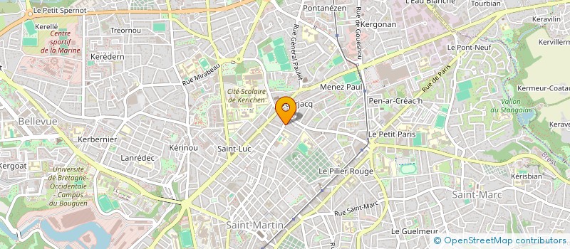 localisation de l'entreprise DJAZZ AND CO - COMPAGNIE CONFLUENCE à BREST