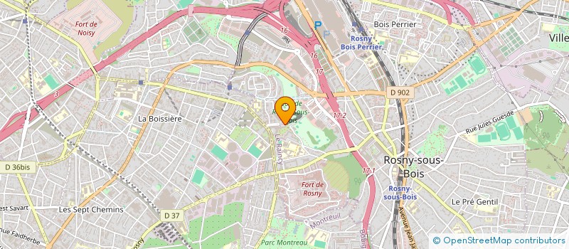 localisation de l'entreprise DJAZZMAN SERVICE à ROSNY-SOUS-BOIS
