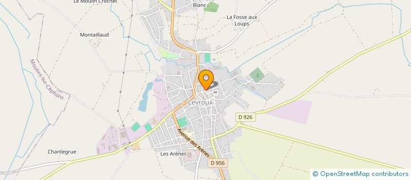 localisation de l'entreprise DJB à LEVROUX