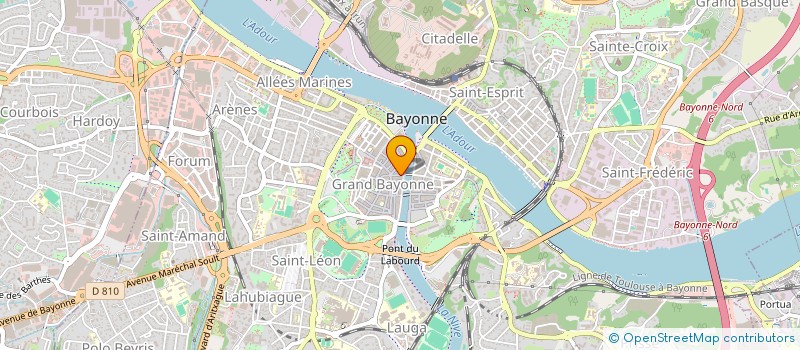 localisation de l'entreprise DJB à BAYONNE