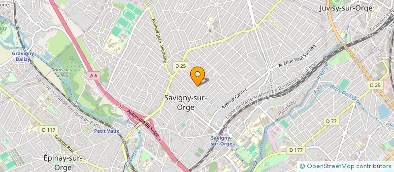 localisation de l'entreprise DJB2M à SAVIGNY-SUR-ORGE