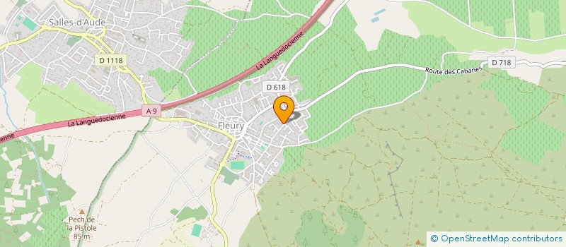 localisation de l'entreprise DJBE  FLEURY