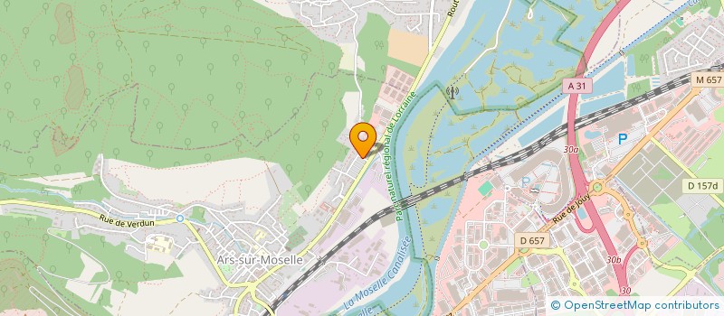 localisation de l'entreprise DJBG  ARS-SUR-MOSELLE