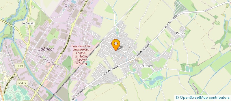 localisation de l'entreprise DJC  CRISSEY