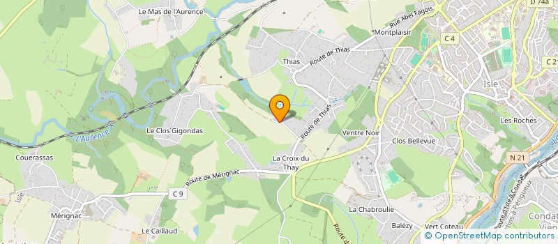 localisation de l'entreprise DJC à ISLE