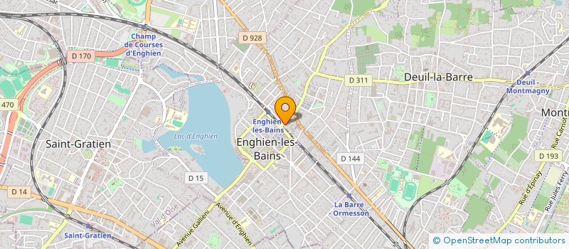 localisation de l'entreprise DJC ELECTRO DECOR  ENGHIEN-LES-BAINS