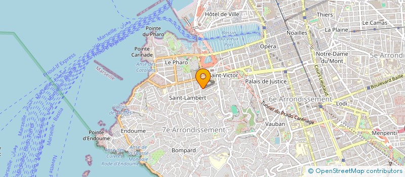 localisation de l'entreprise DJC INVESTMENTS à MARSEILLE