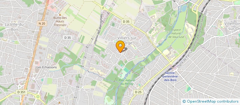 localisation de l'entreprise DJC-IT  VILLIERS-SUR-ORGE