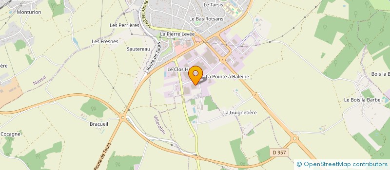 localisation de l'entreprise DJC VENDOME à VENDOME