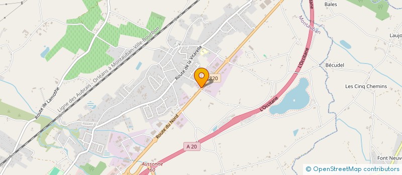 localisation de l'entreprise DJCA  MONTAUBAN