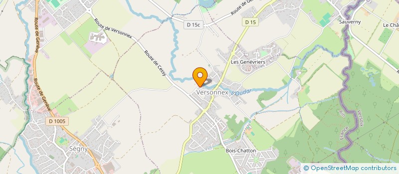 localisation de l'entreprise DJCB HOLDING  VERSONNEX