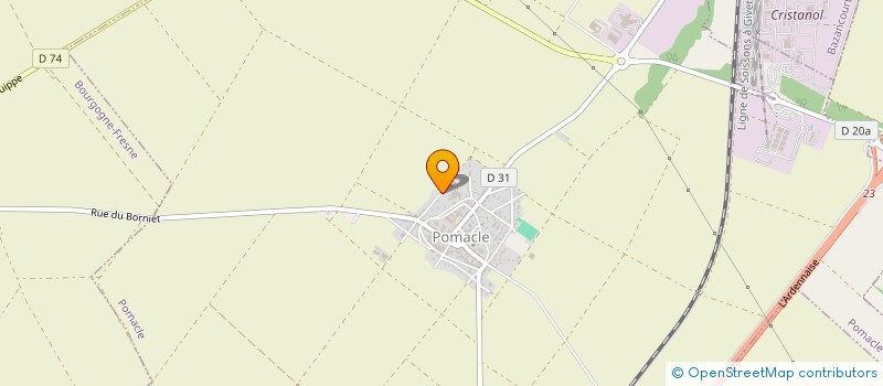 localisation de l'entreprise DJCS IMMO  POMACLE