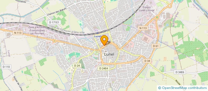 localisation de l'entreprise DJCS SARL à LUNEL