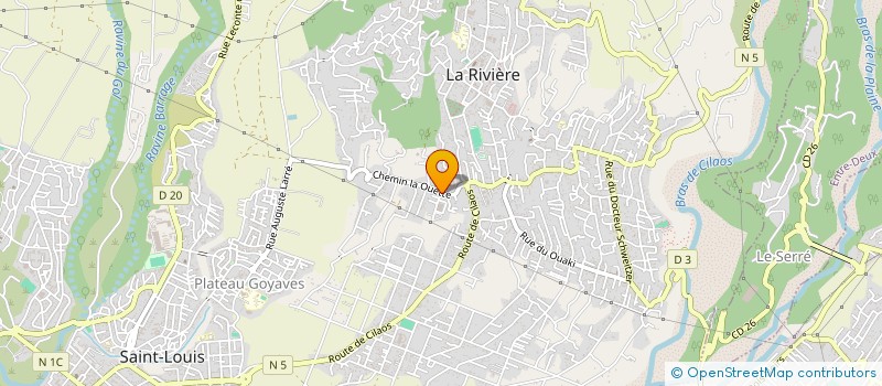 localisation de l'entreprise DJD à SAINT-LOUIS