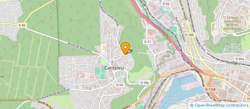 localisation de l'entreprise DJD EURL  CANTELEU