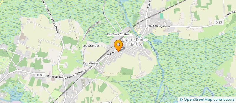 localisation de l'entreprise DJD INVEST  NOTRE-DAME-DE-RIEZ