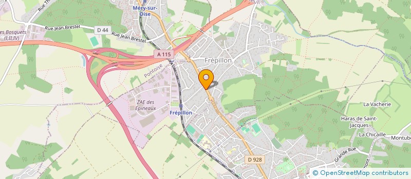 localisation de l'entreprise DJDG à FREPILLON